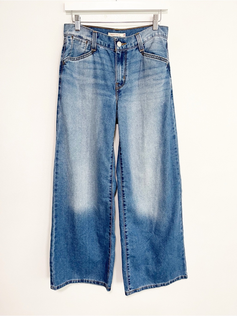 BOGO! Levi’s ‘94 Baggy Wide Leg Jeans Mid Rise Size 26 - Picture 4 of 10